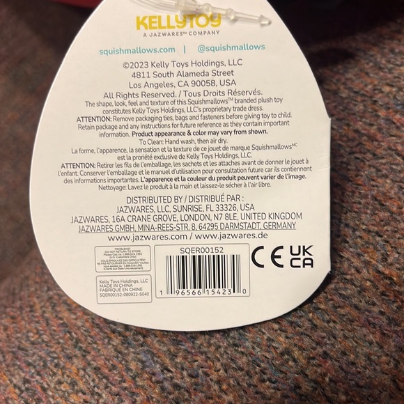 NWT Dolan the Dino Squishmallow 12” Rare - Picture 3 of 3